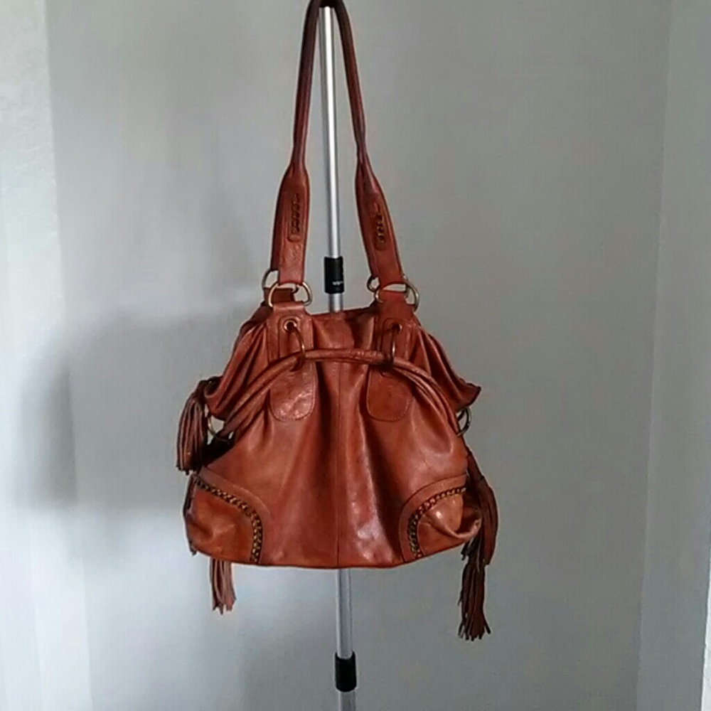 HELEN WELSH | Brown Leather Handbag